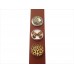Dark Brown Bracelet ~ No 1 ~ 3 Buttons